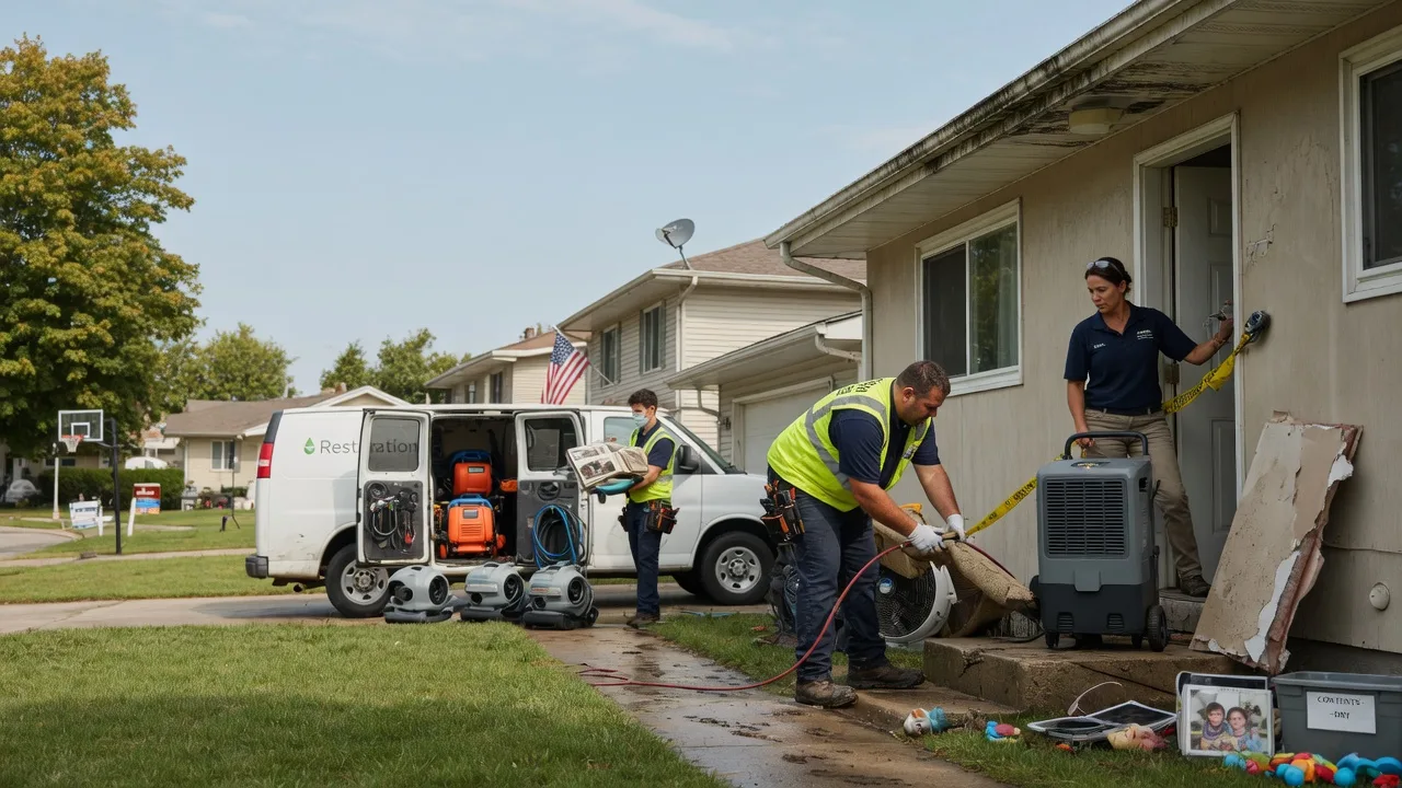 Water Damage Restoration in Kincaid, KS near me